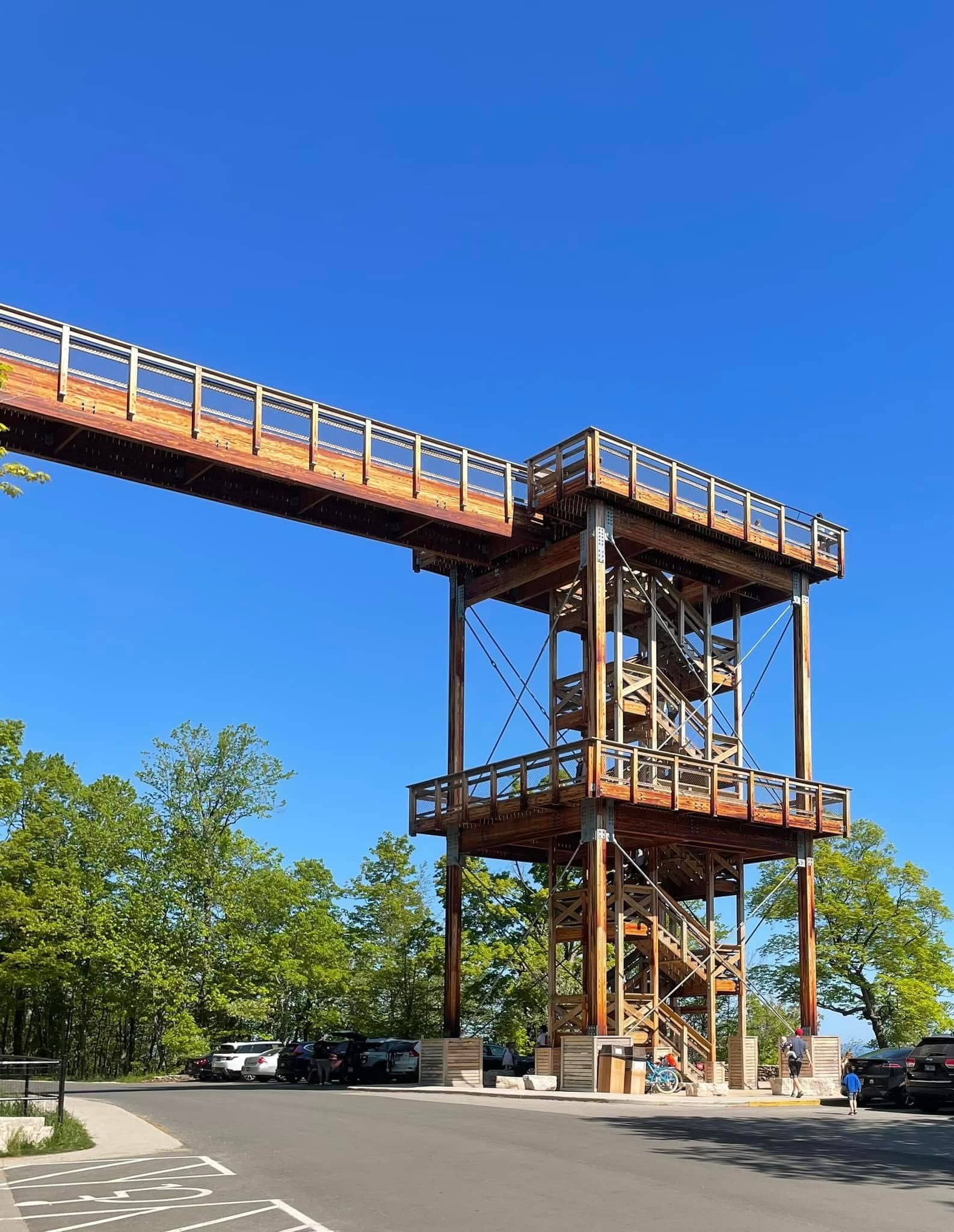 peninsula state park tower in door county