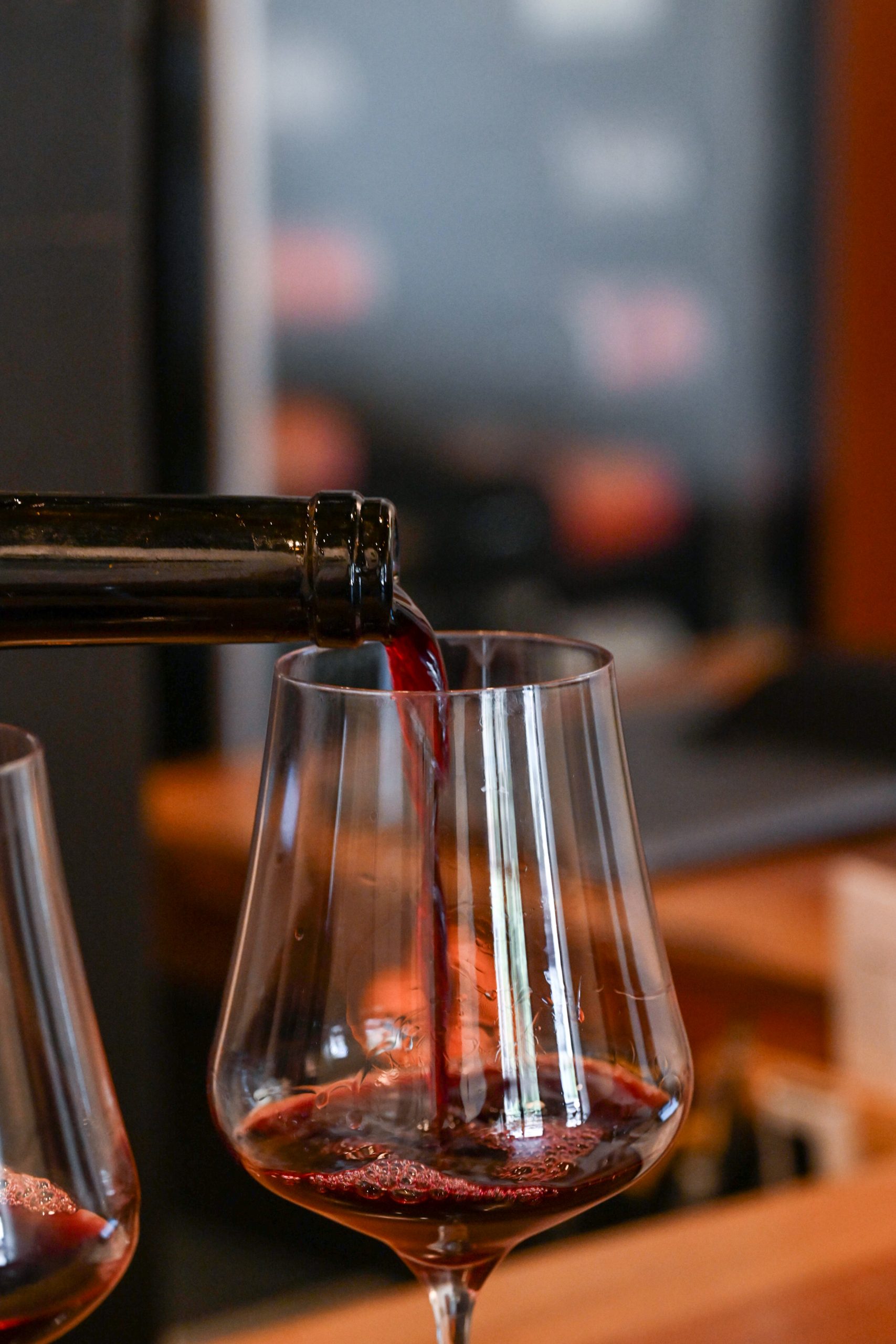 pouring wine at no love lost