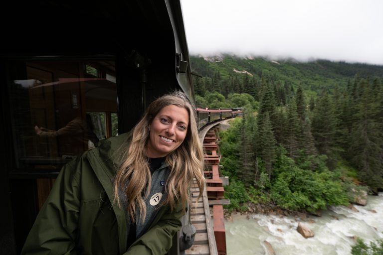 White Pass Rail & Klondike Highway on the royal princess alaska cruise