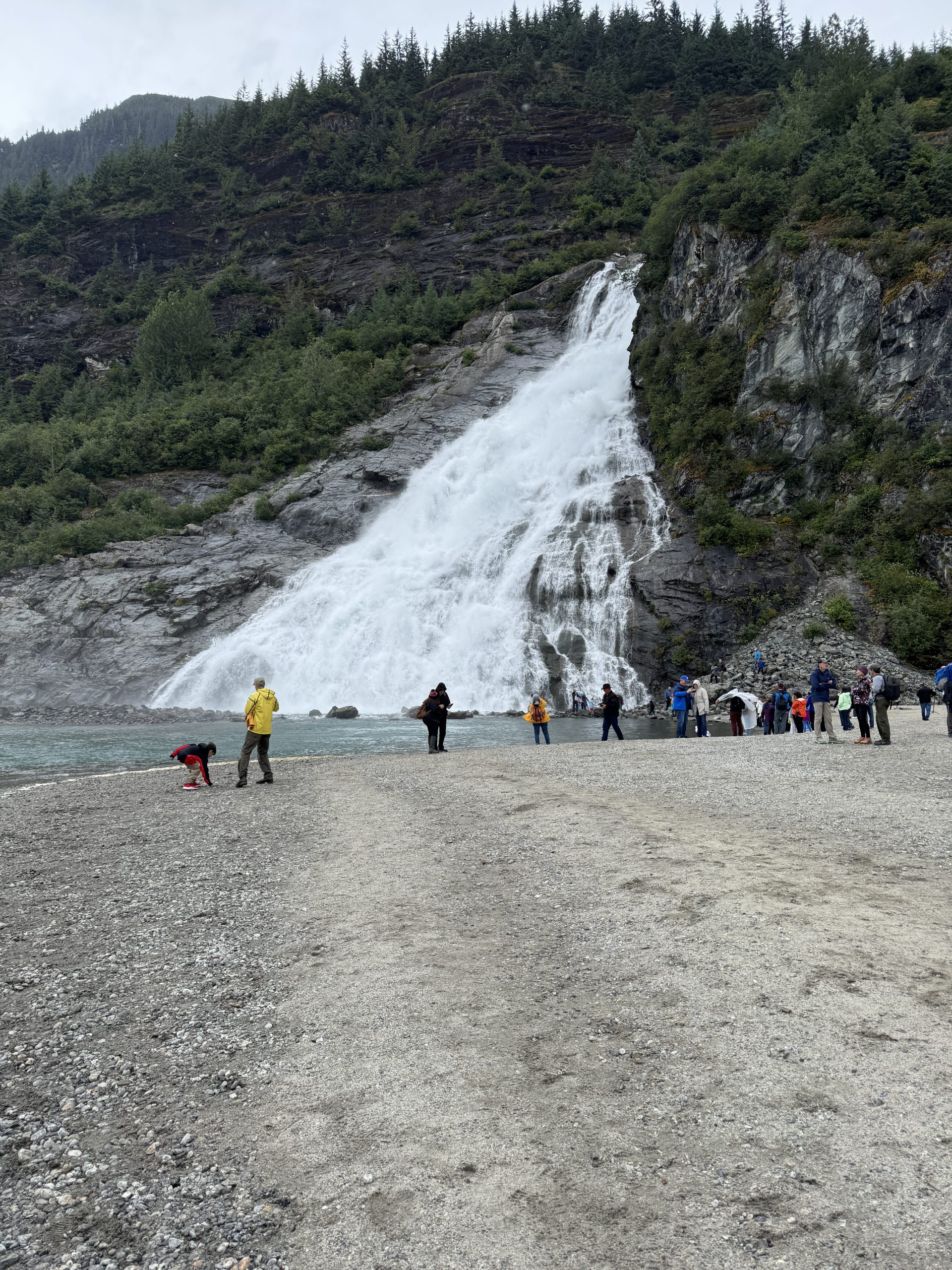 nugget falls in juneau alaska on the royal princess cruise