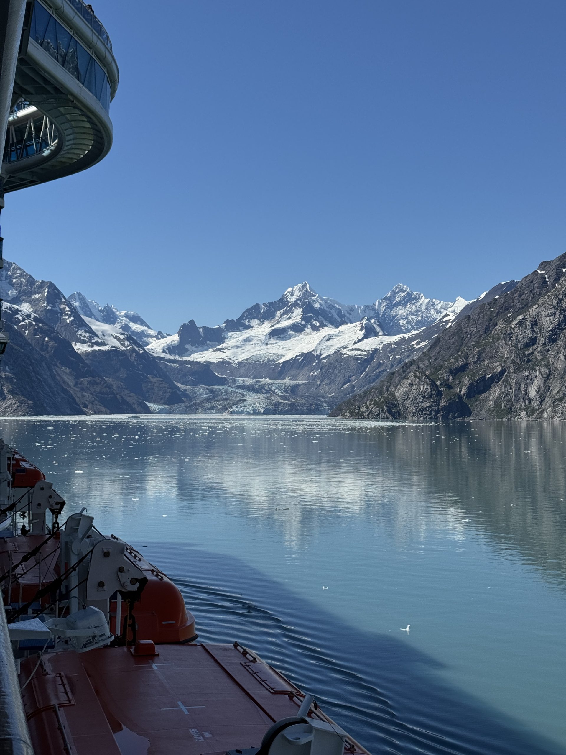 glacier bay national park on the royal princess alaska cruise