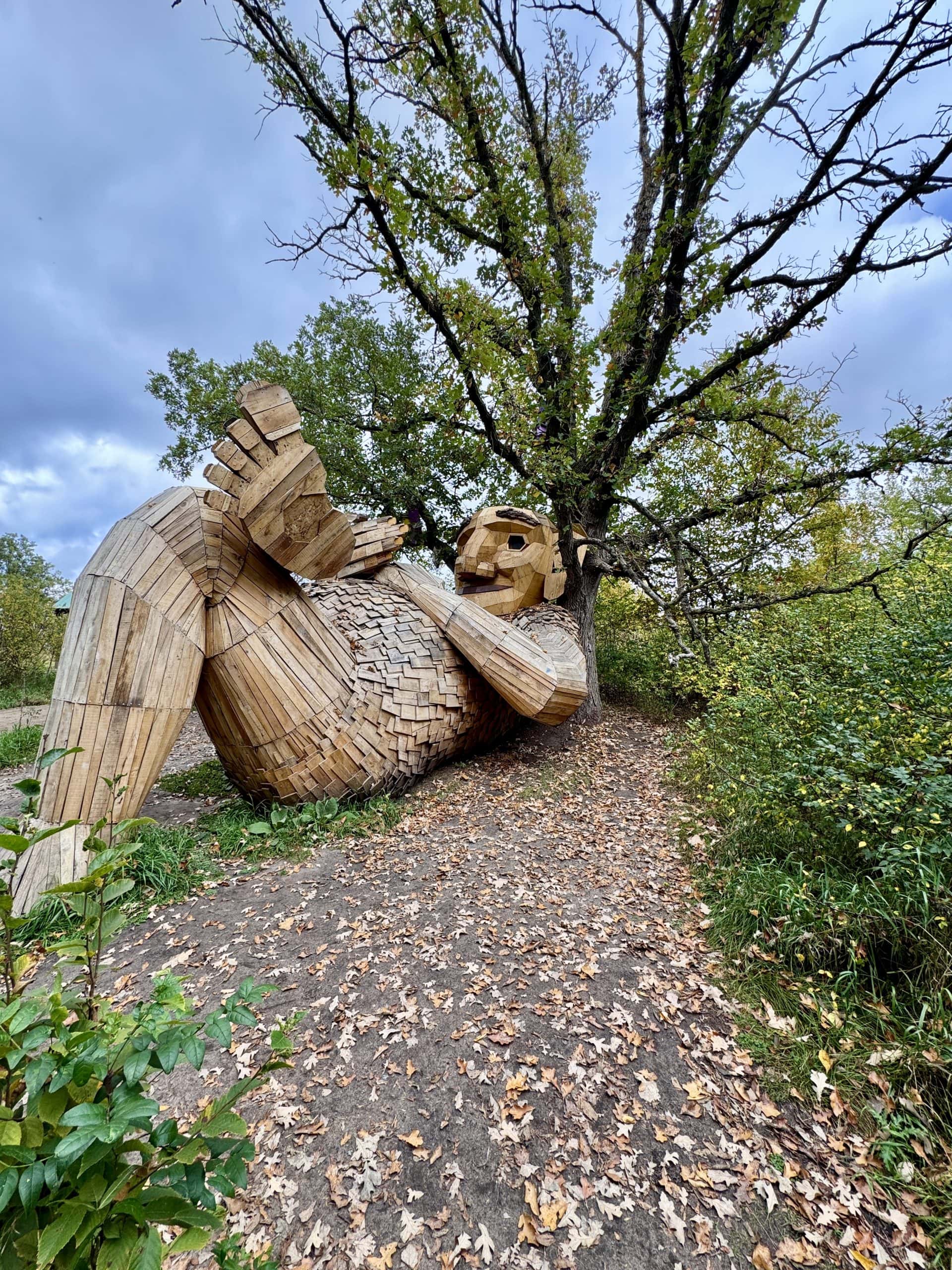 Day Trip from Walker, MN: Visiting the Thomas Dambo Trolls in