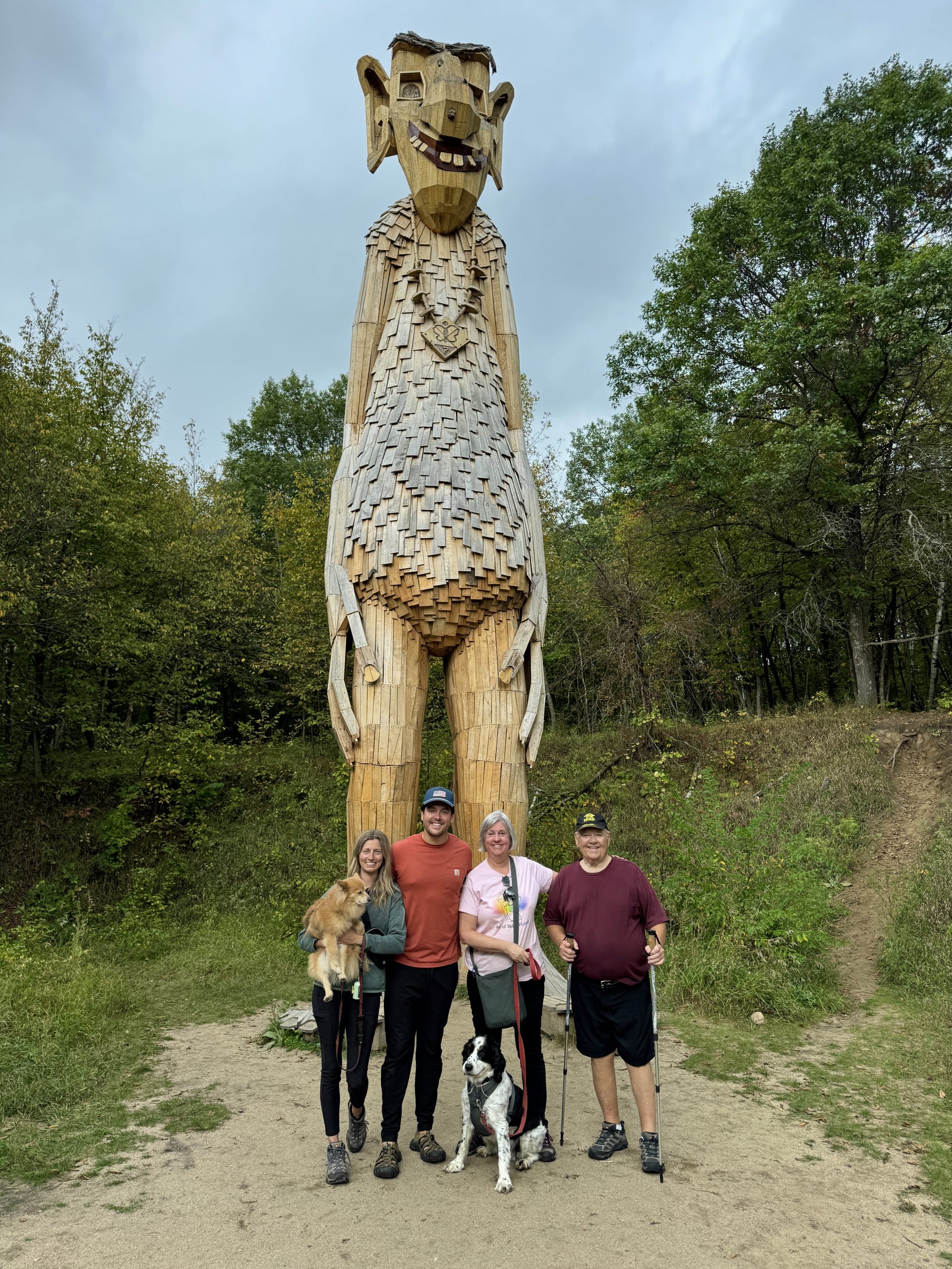Long Leif Troll in Detroit Lakes, the tallest of trolls.