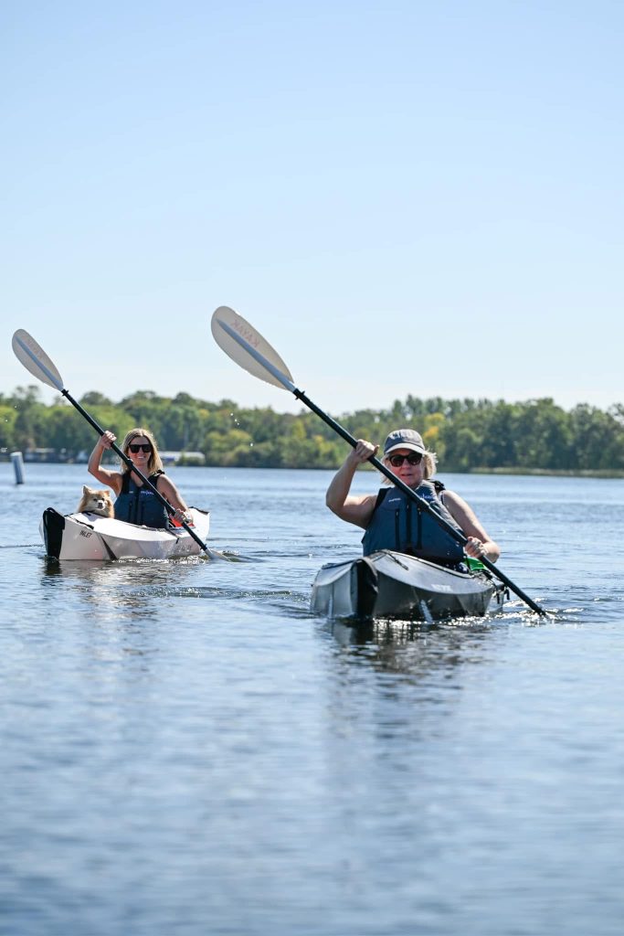 Kayaking on Leach Lake in Walker, MN