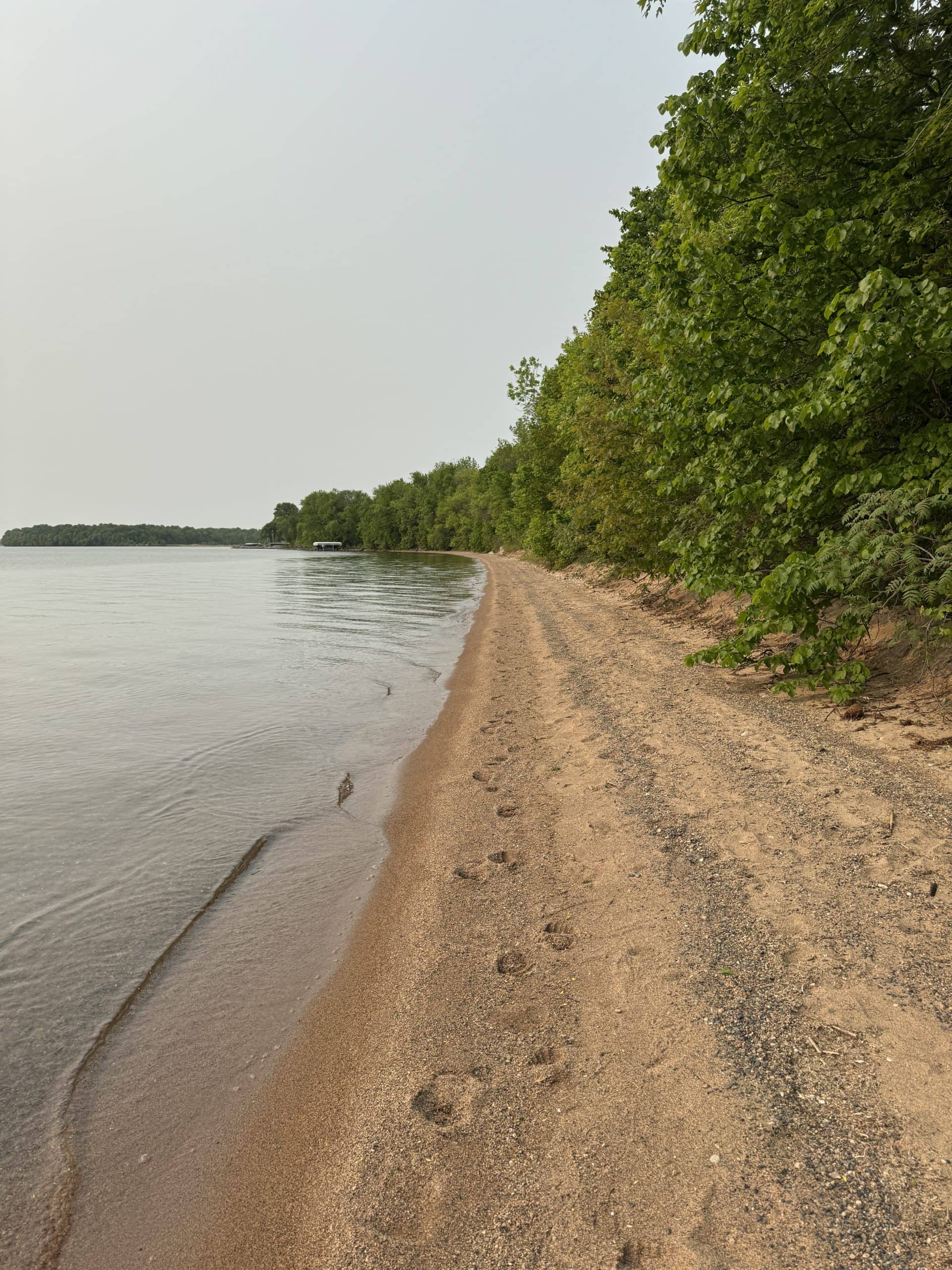 Beach on Leach Lake in Walker, MN